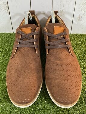 Arider Alan-02 Oxford Suede Shoes Mens Size 10 Low Brown Lace Up Business Casual